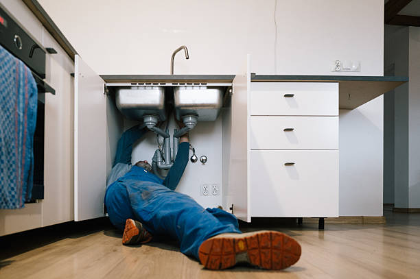 Professional Drain Cleaning technician working in Alva, FL